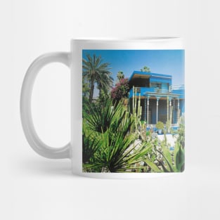 Garden Majorelles postcard, Marrakesh, Morocco Mug